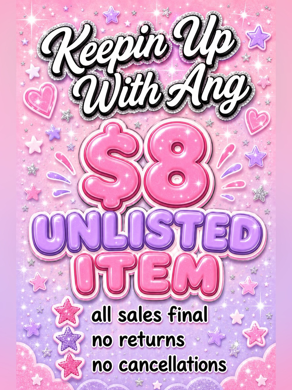 $8 & Up Unlisted Item (14)